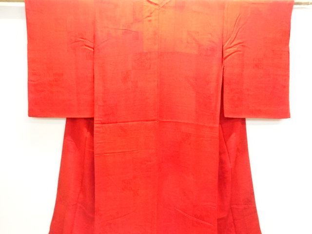 JAPANESE KIMONO / ANTIQUE JUBAN / SILK / MON KINSHA / WOVEN TREASURES